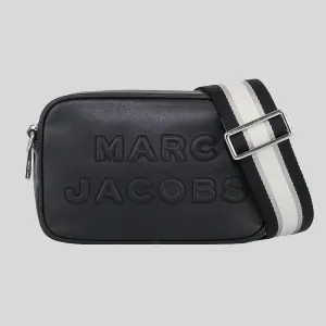 MARC JACOBS Flash Leather Crossbody Bag Black/Silver RS-M0014465