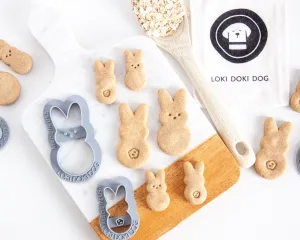 Marshmallow Bunny Dog Biscuit Cookie Cutter (2 STYLES AVAILABLE)