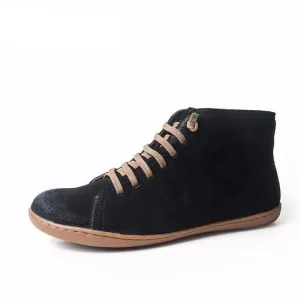 Men Winter Snow Boots Genuine leather Ankle Spring flat Shoes