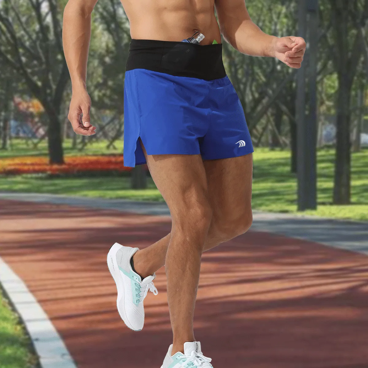 Men's High-Waisted Trail Running Shorts