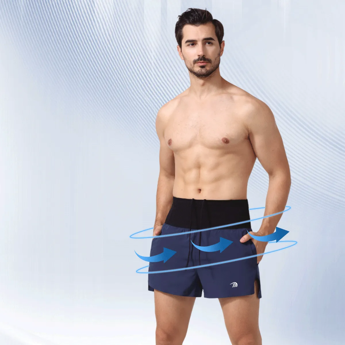 Men's High-Waisted Trail Running Shorts