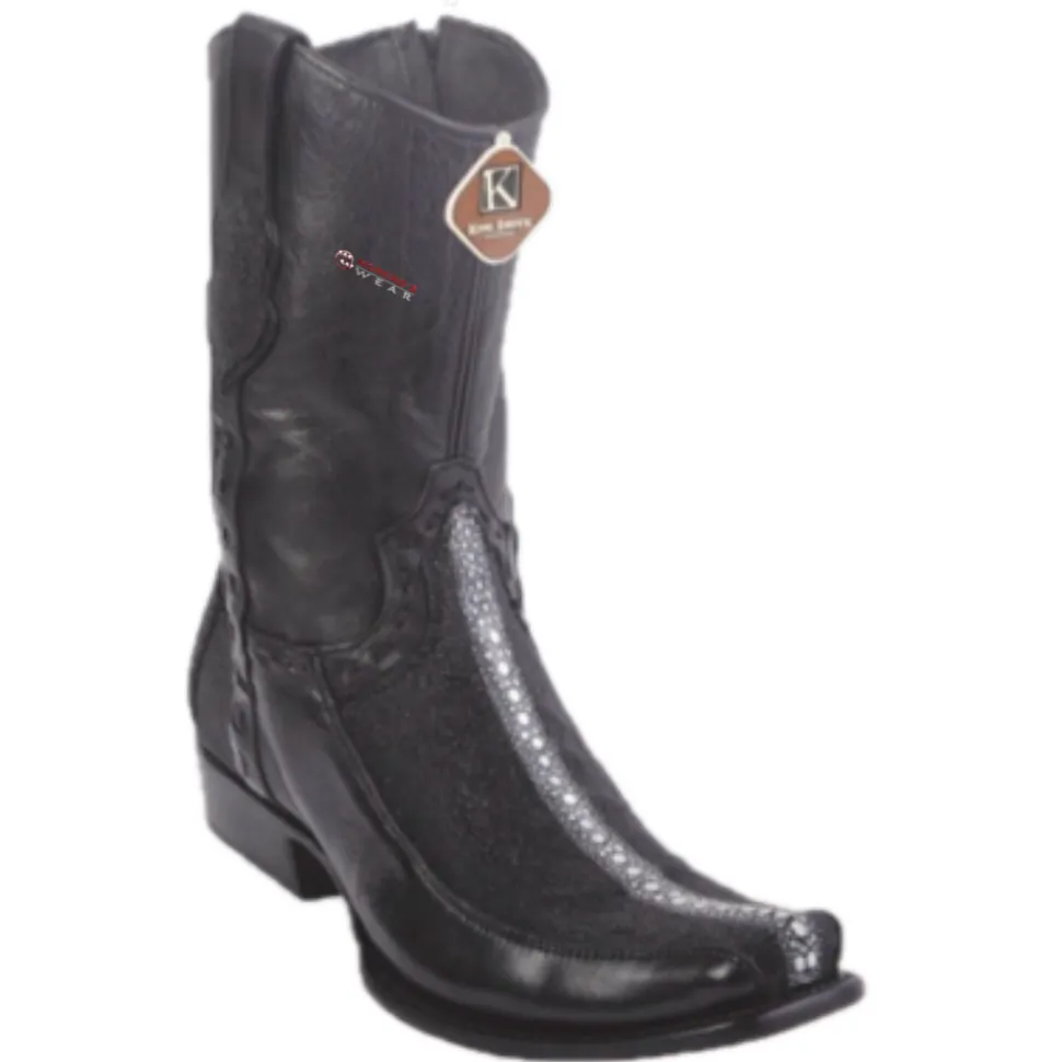Men’s King Exotic Stingray & Deer (Rowstone) Ankle Boots Dubai Toe