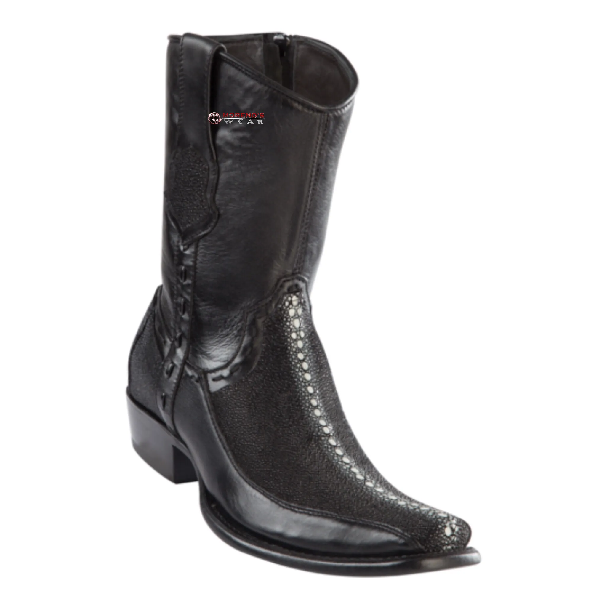 Men's Wild West Stingray Rowstone With Deer Ankle Boots Dubai Toe