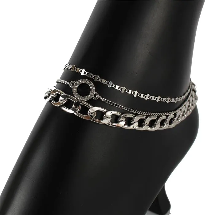 Metal Multi Link Chain Anklet
