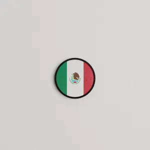 Mexico Round Flag