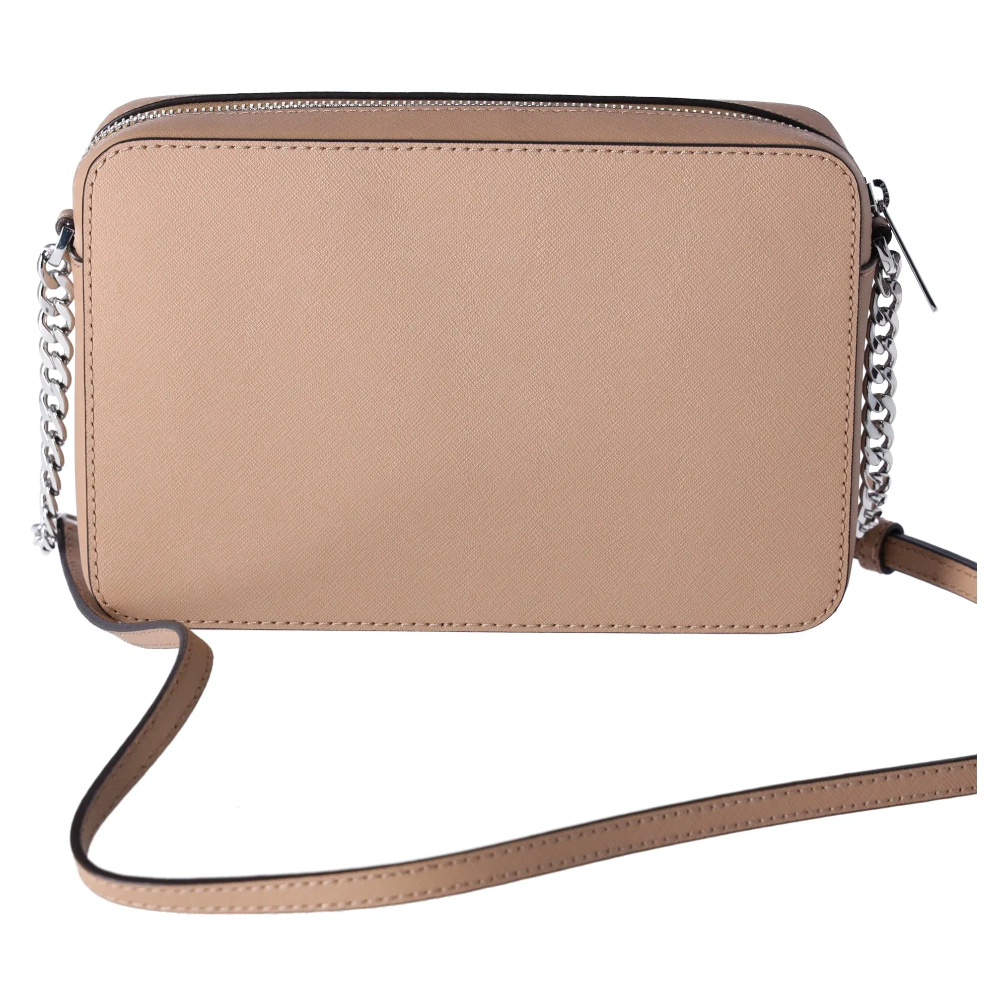 Michael Kors JetSet Large EastWest Saffiano Leather CrossbodyBag Camel