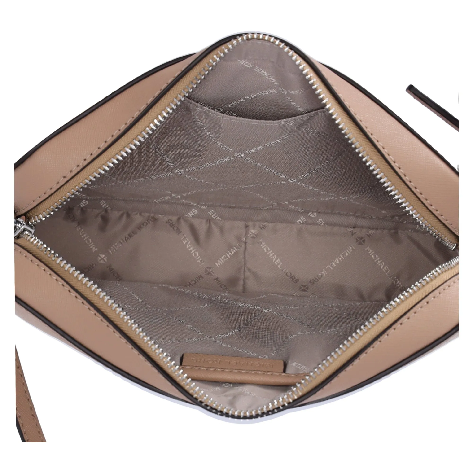 Michael Kors JetSet Large EastWest Saffiano Leather CrossbodyBag Camel