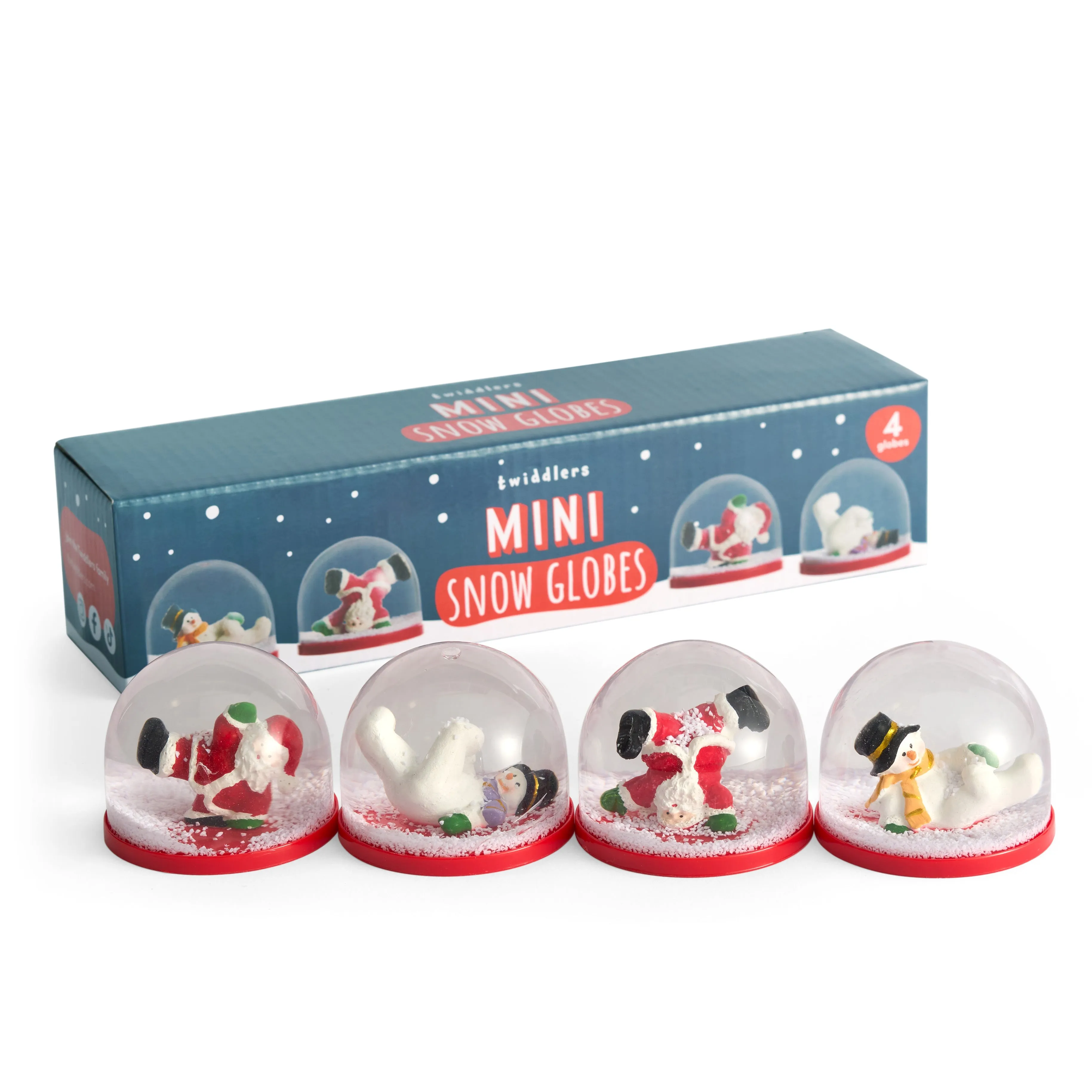 Mini Christmas Snow Globe Decorations