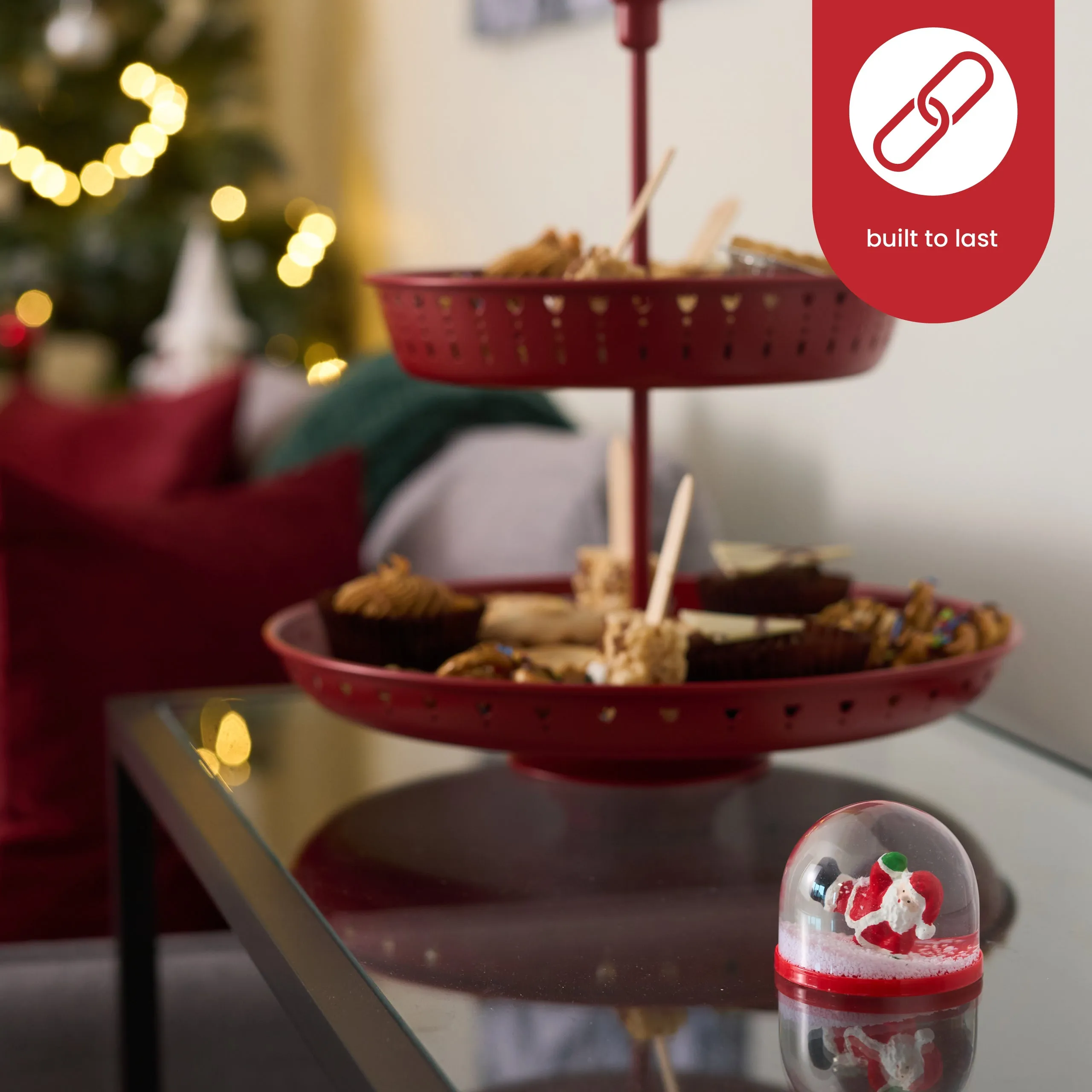 Mini Christmas Snow Globe Decorations