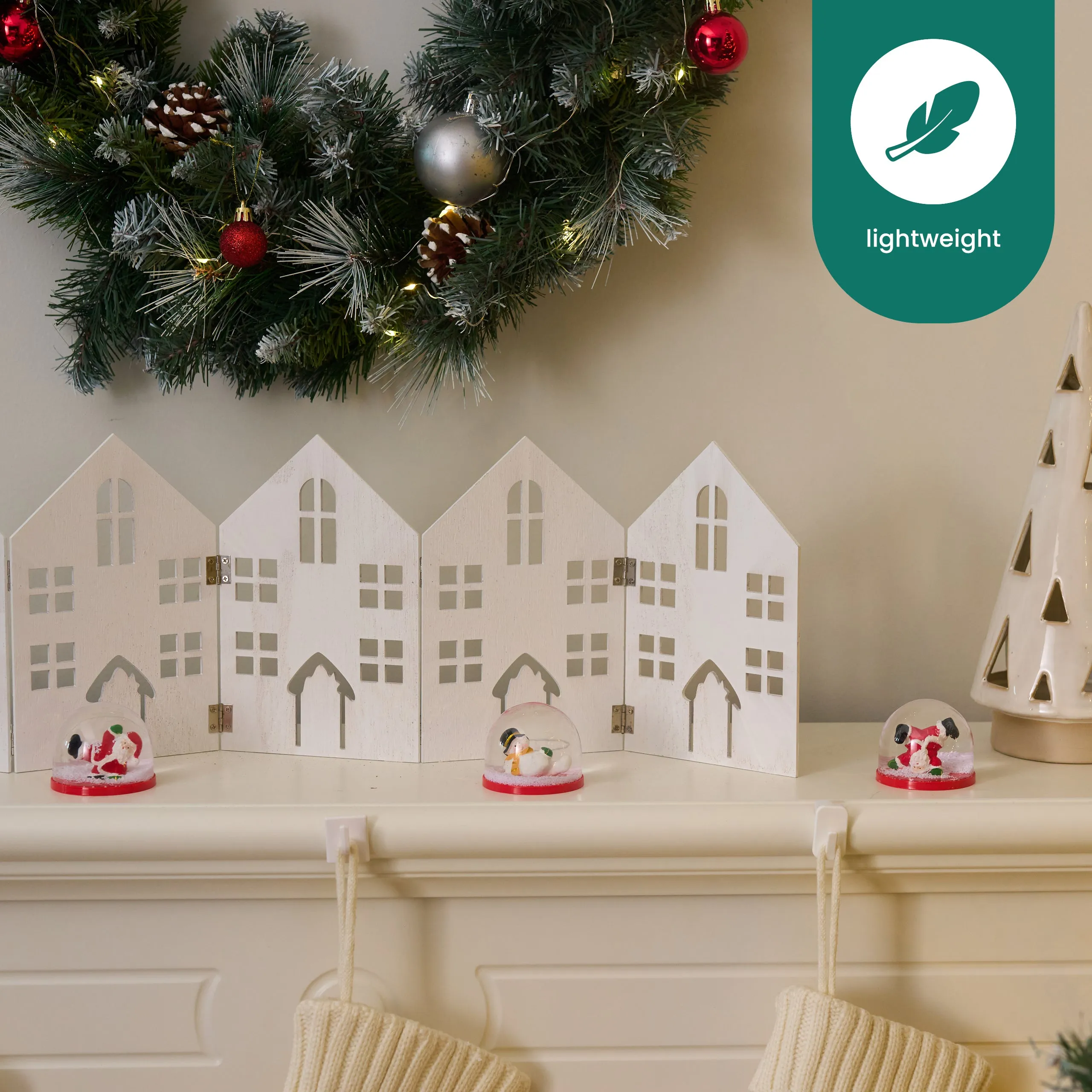Mini Christmas Snow Globe Decorations