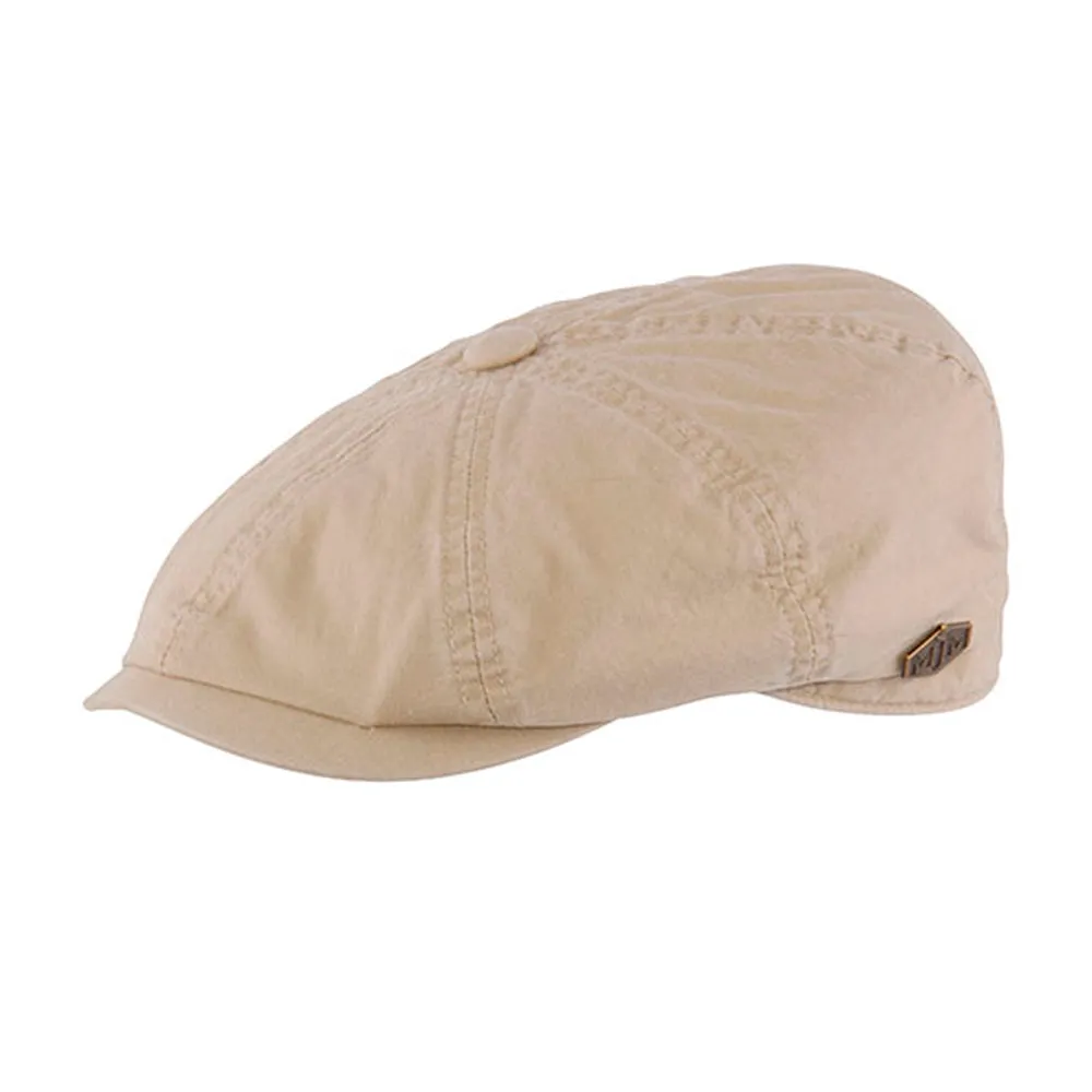 MJM Hats - Gouda - Sixpence/Flat Cap - Beige