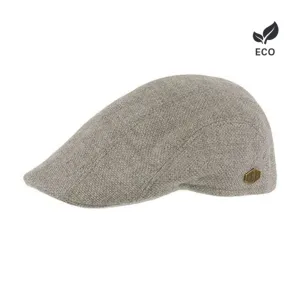 MJM Hats - Maddy - Sixpence/Flat Cap - Light Grey