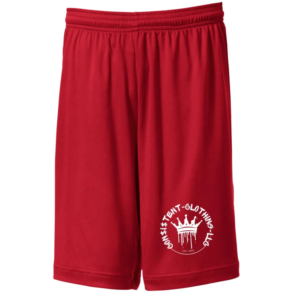 Monochrome Ilustration Graffiti Logo Sport-Tek Competitor Short