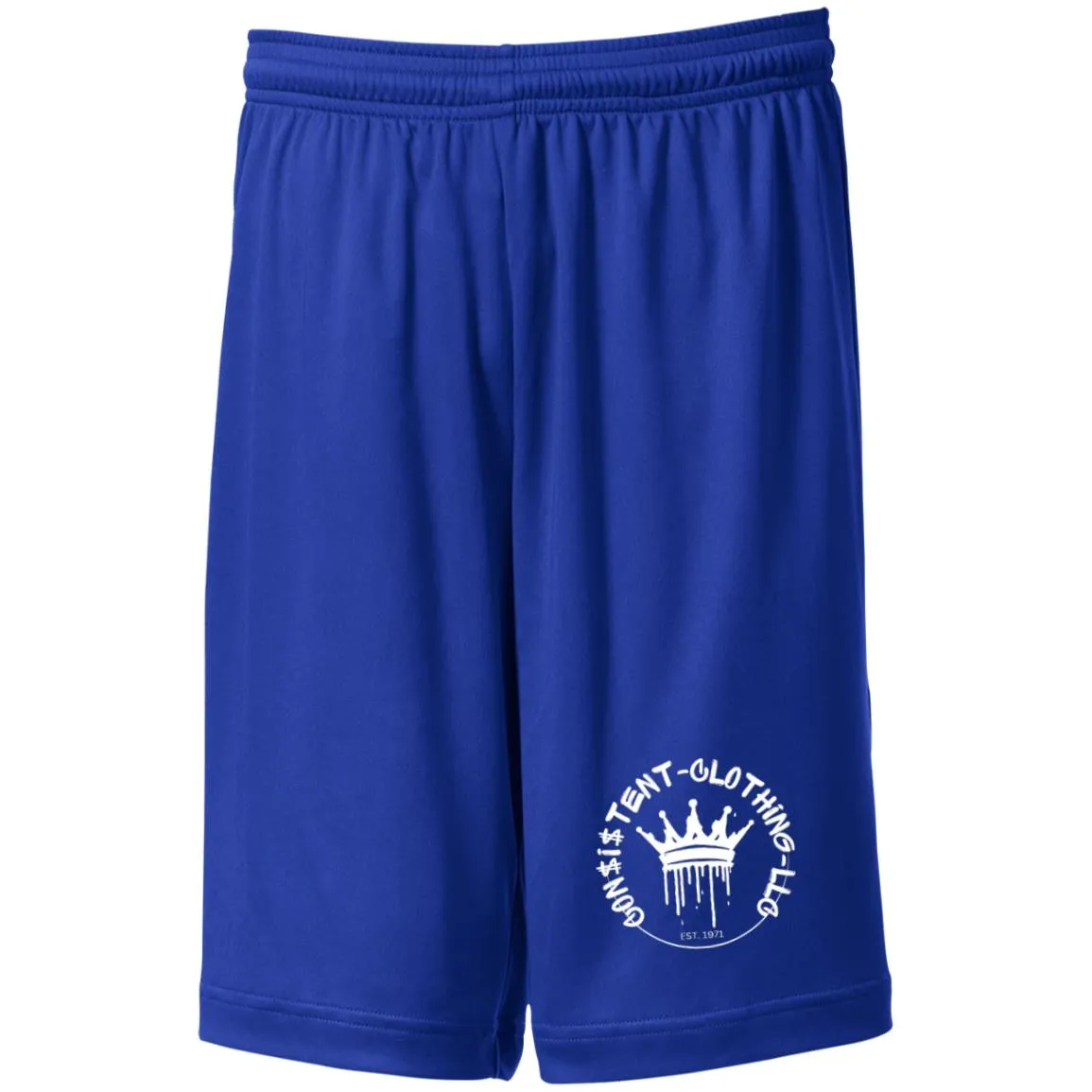 Monochrome Ilustration Graffiti Logo Sport-Tek Competitor Short