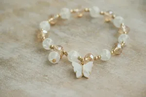 Moonlit Whisper Butterfly Bracelet