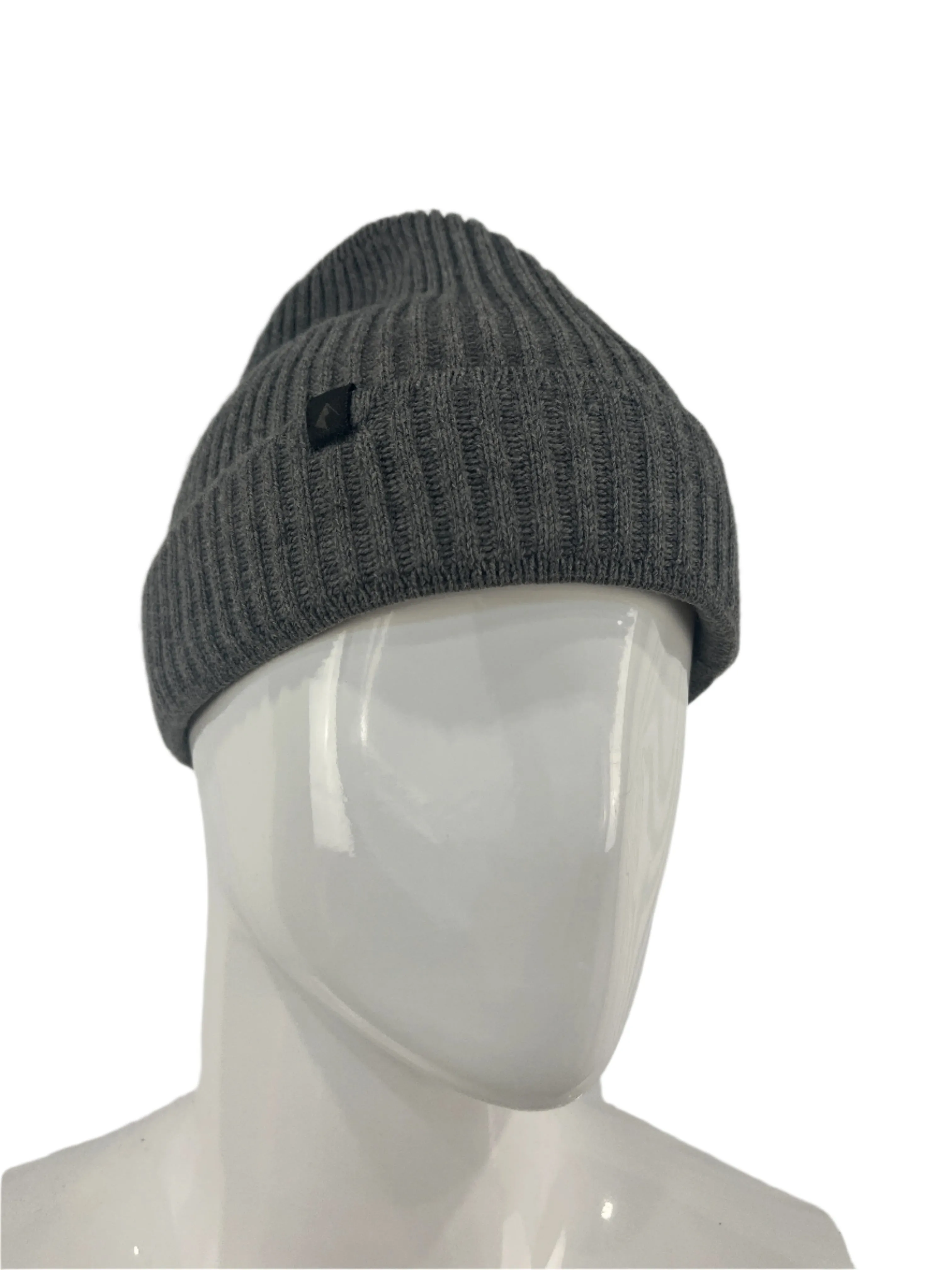Mountain Gris Flat Knit Beanie