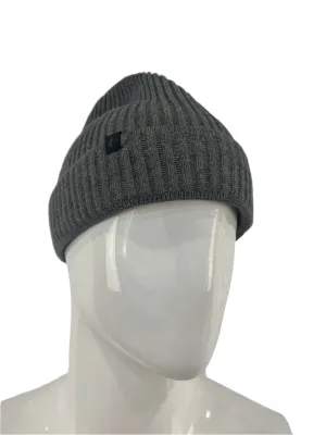 Mountain Gris Flat Knit Beanie