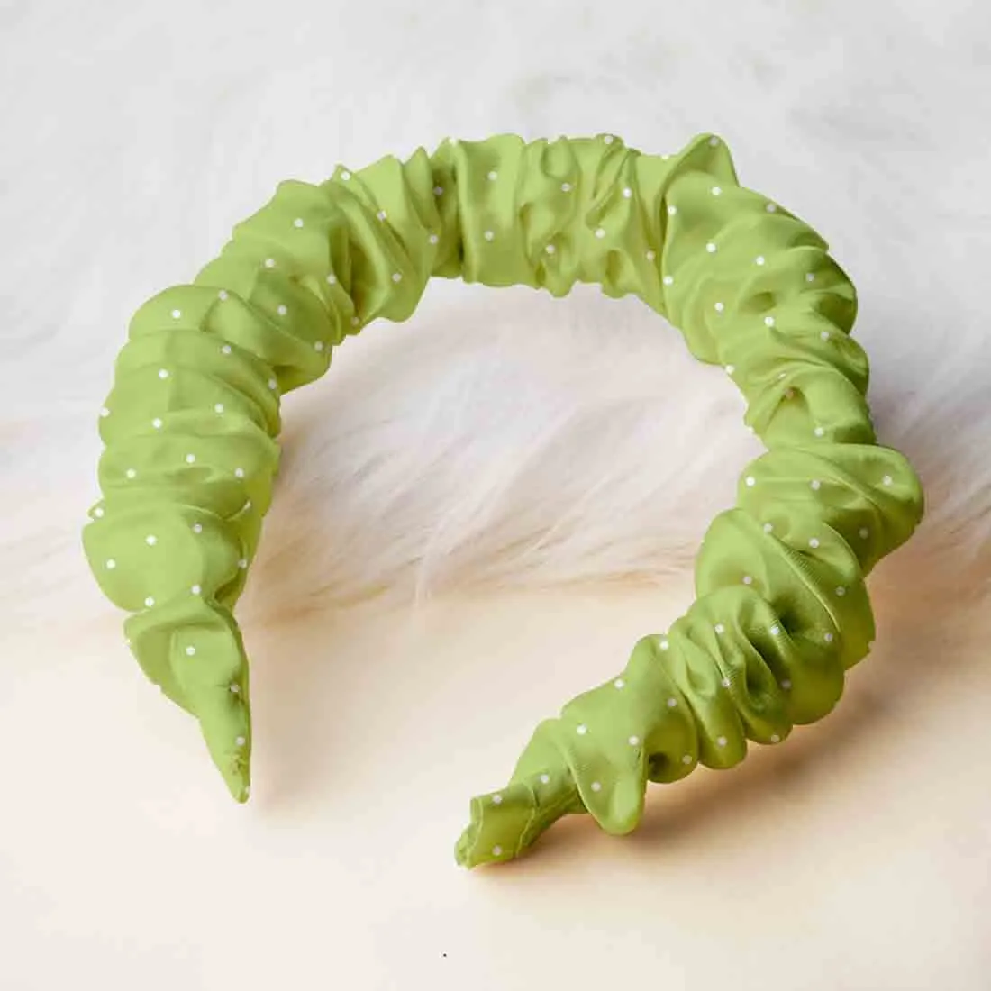 Multicolor Dot Printed Hairband