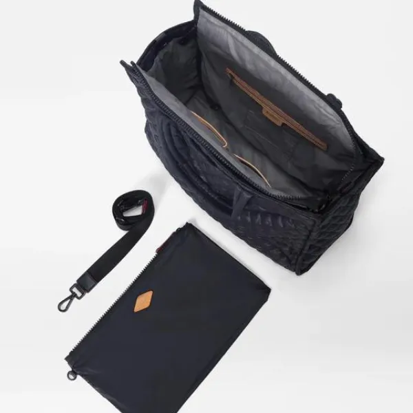 MZ Wallace Large Box Tote in Black