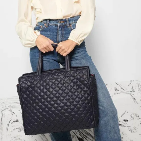 MZ Wallace Large Box Tote in Black