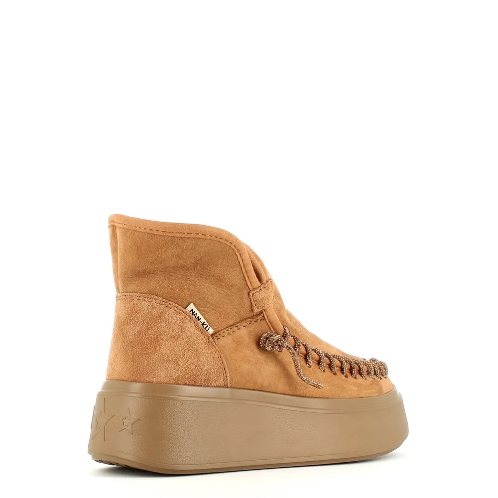 Nan-Ku Couture Chain Camel Boot