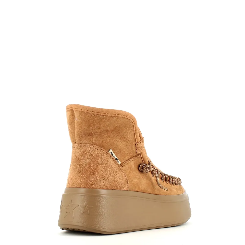 Nan-Ku Couture Chain Camel Boot