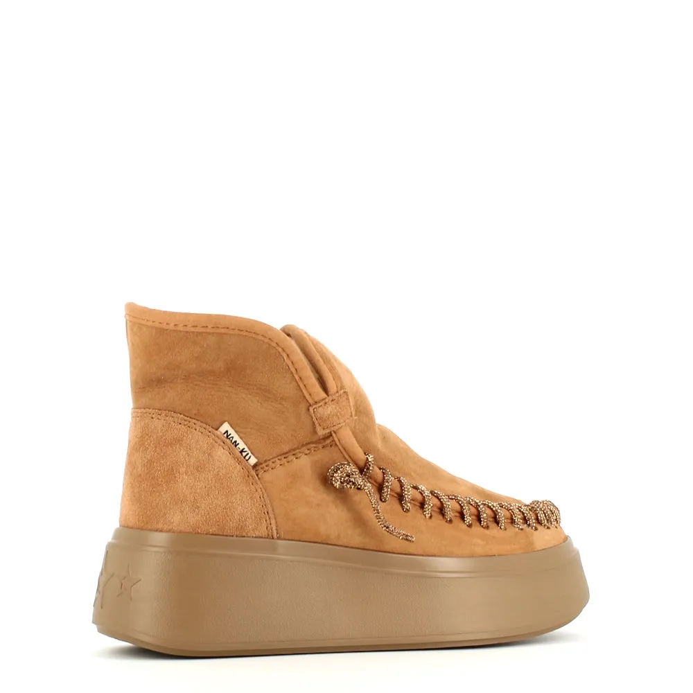 Nan-Ku Couture Chain Camel Boot