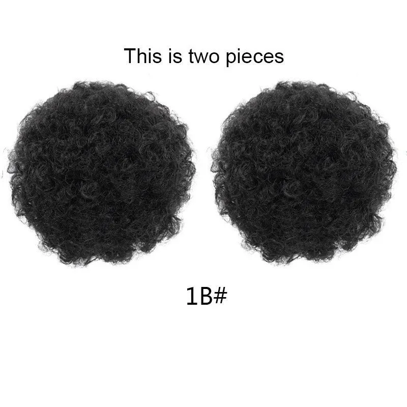 Natural Black Hair Puff