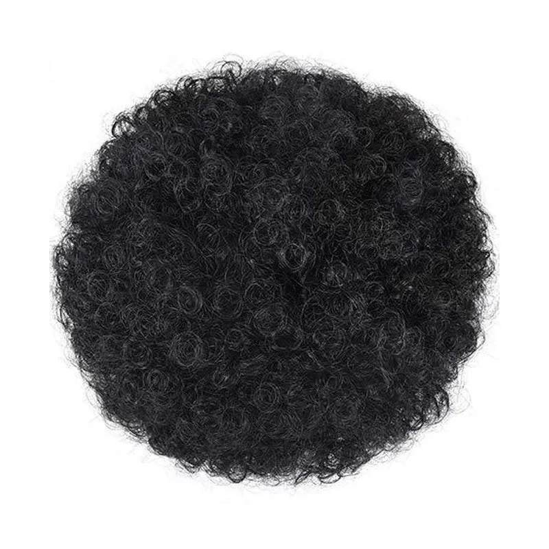 Natural Black Hair Puff