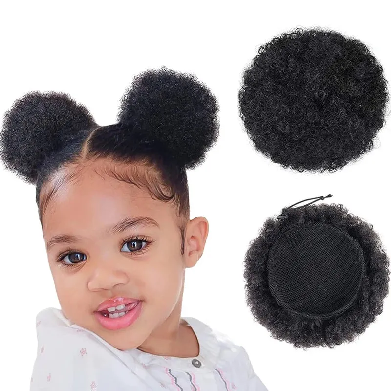 Natural Black Hair Puff