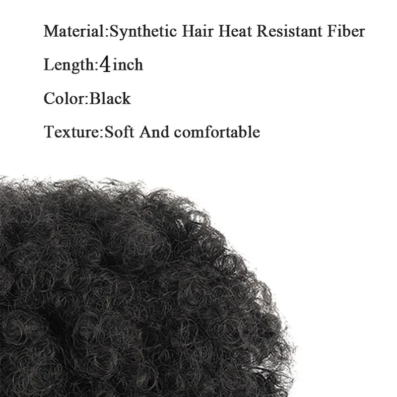 Natural Black Hair Puff