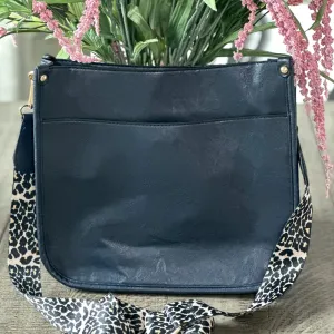 Navy - Large Crossbody Purse