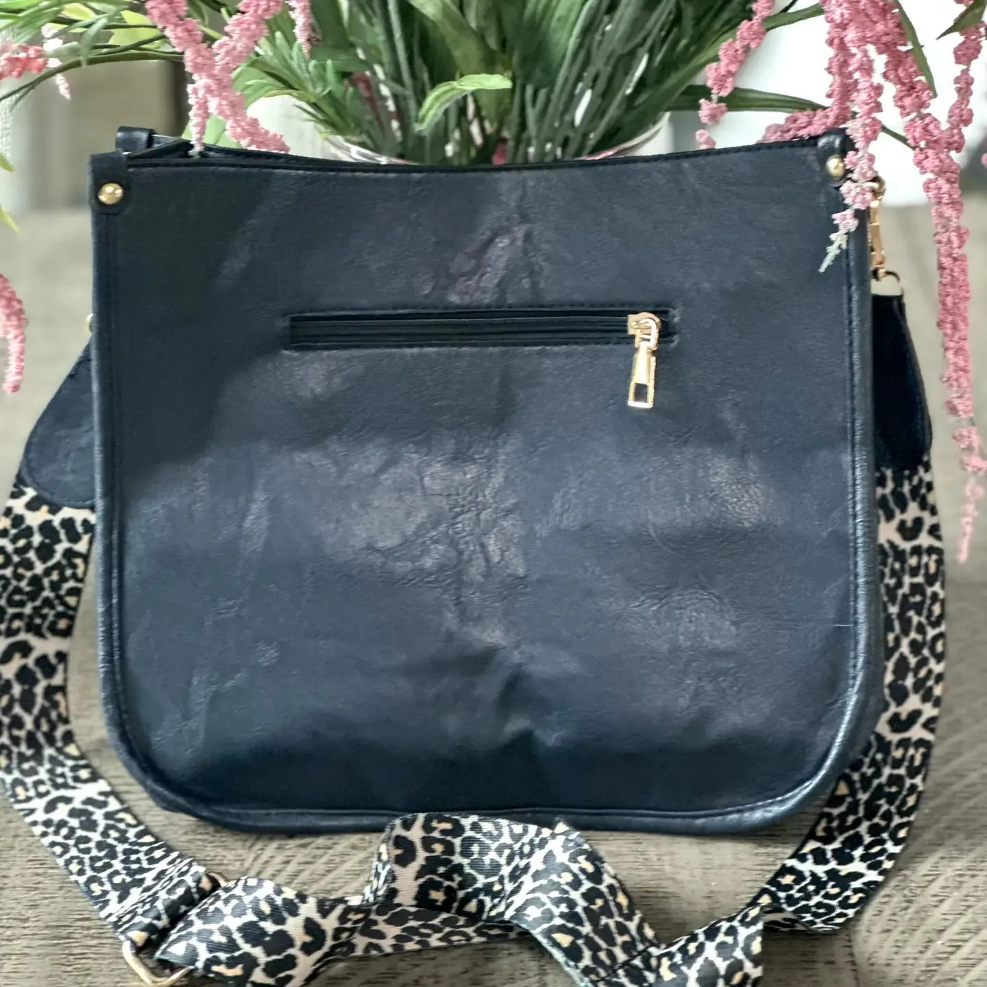 Navy - Large Crossbody Purse