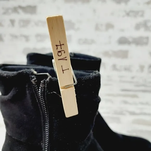 New Steve Madden Luisa Black Block Heel Ankle Boots T197