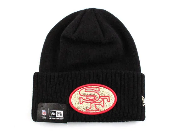 NFL SUPER BOWL XXIV SAN FRANCISCO 49ERS ON THE FIFTY GOLD LOGO KNIT