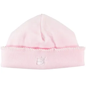 Novel Baby Girls Pink Velour Pull On Hat