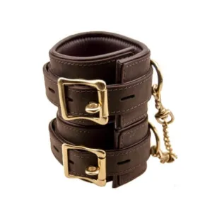 Nubuck Leather Ankle Restraints for Exhilarating Bondage Experience