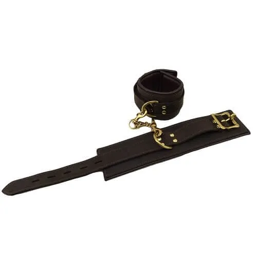 Nubuck Leather Ankle Restraints for Exhilarating Bondage Experience