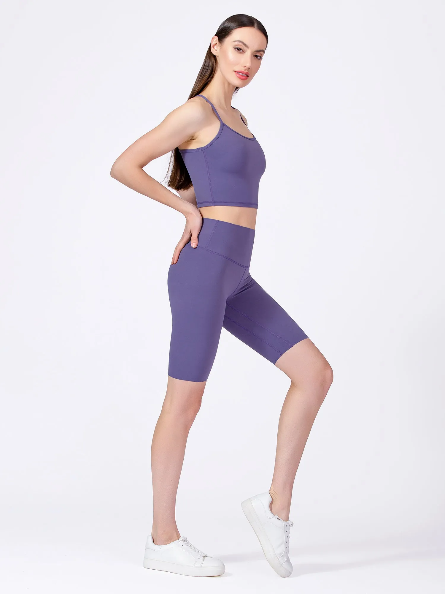 NUDE SHAPE BIKER SHORTS, DUSK