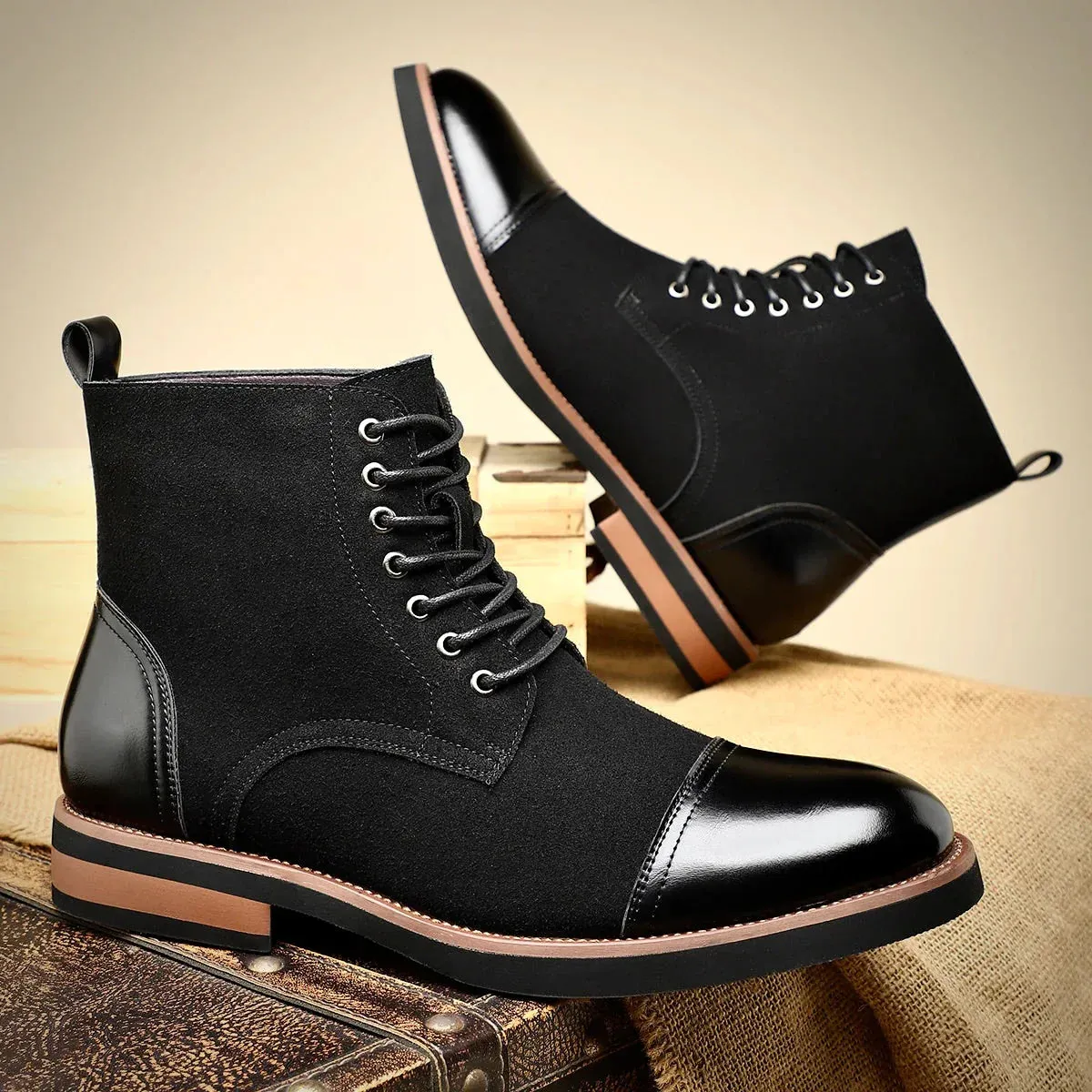 Oliver Ashford Oxford Brown Leather Ankle Boots