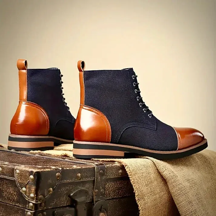 Oliver Ashford Oxford Brown Leather Ankle Boots
