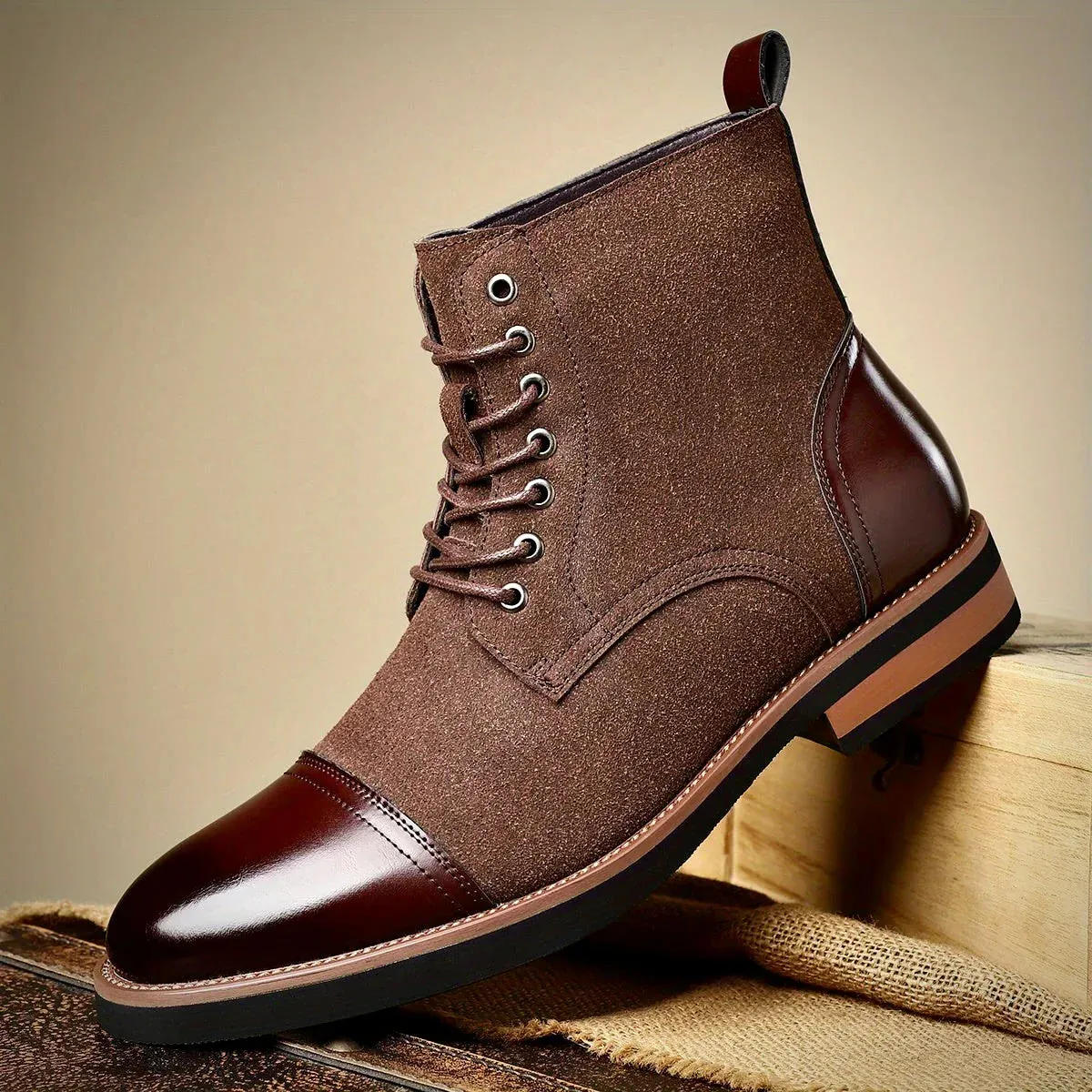 Oliver Ashford Oxford Brown Leather Ankle Boots