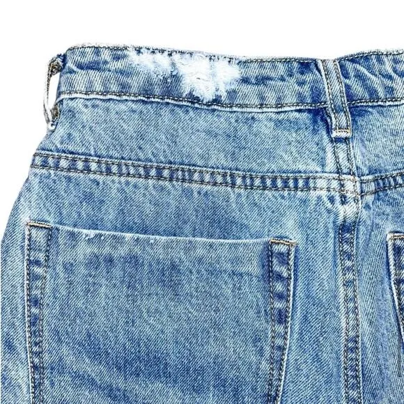 One Teaspoon Ocean Bonitas High WaistDenim Shorts