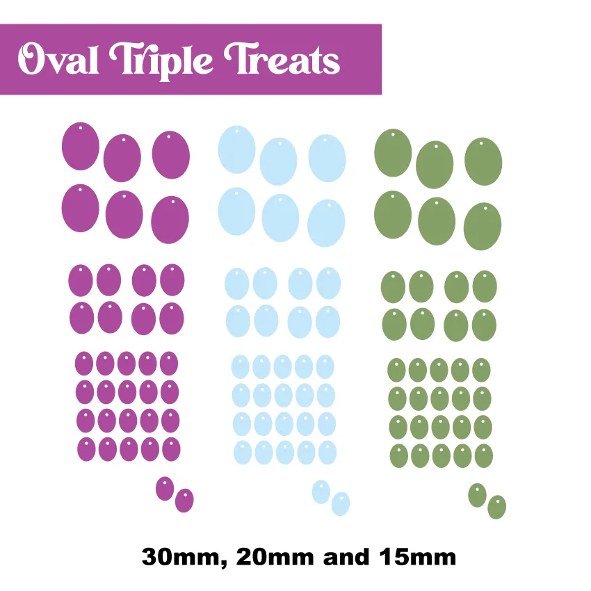 Oval Assortment - Triple Treat Set!