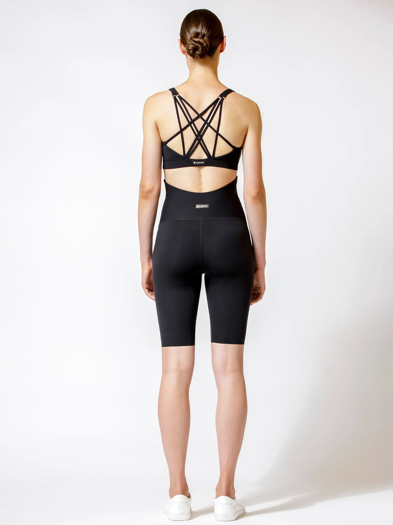 OVER THE BUMP MATERNITY SHAPE BIKER SHORTS