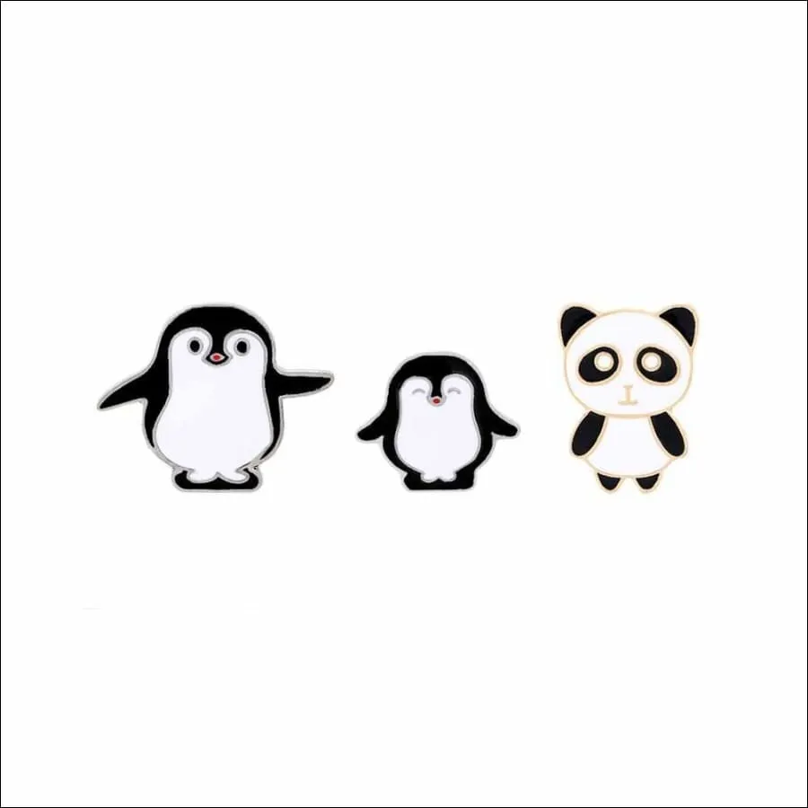Panda Brooches