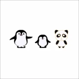 Panda Brooches