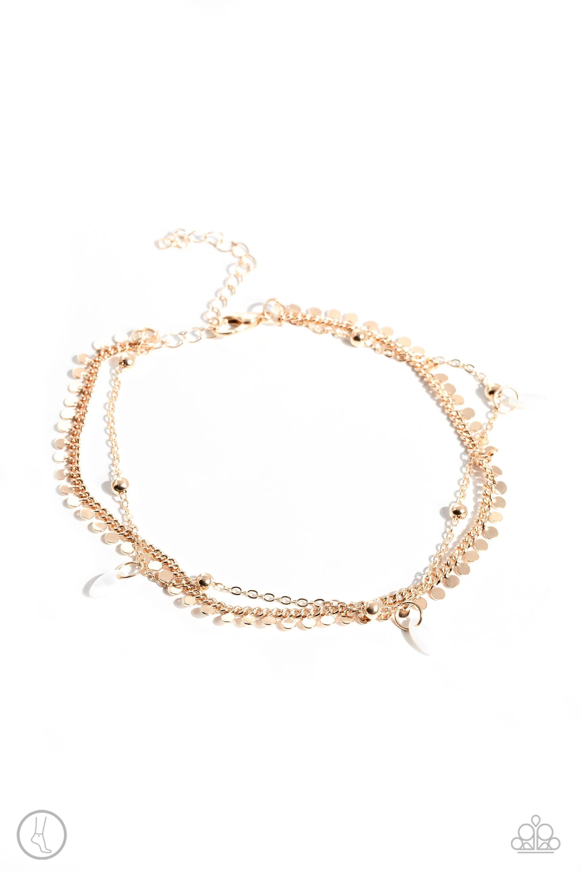 Paparazzi Surf City - Gold Anklet