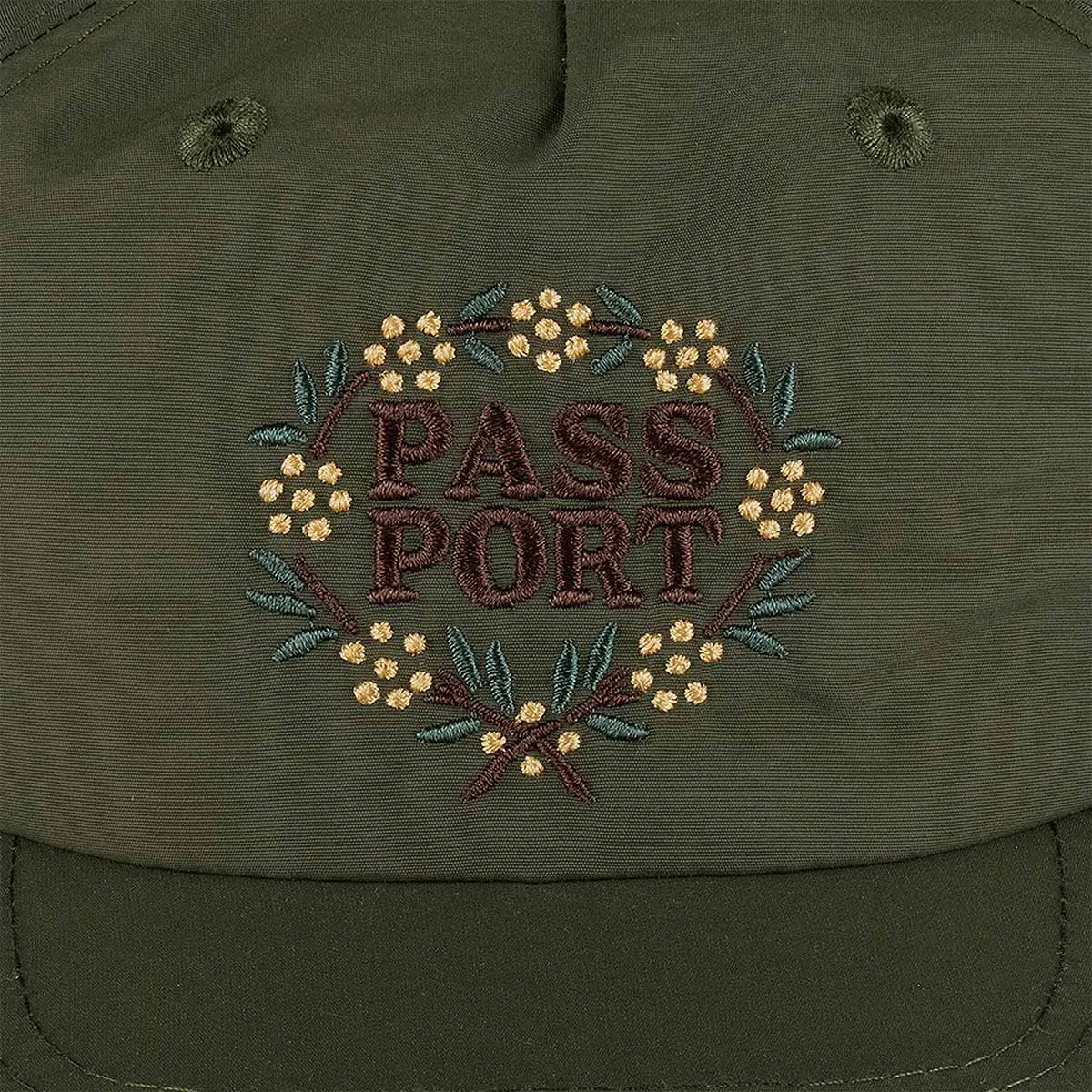 Pass~Port - Wattle RPET Workers Cap Military/Chocolate