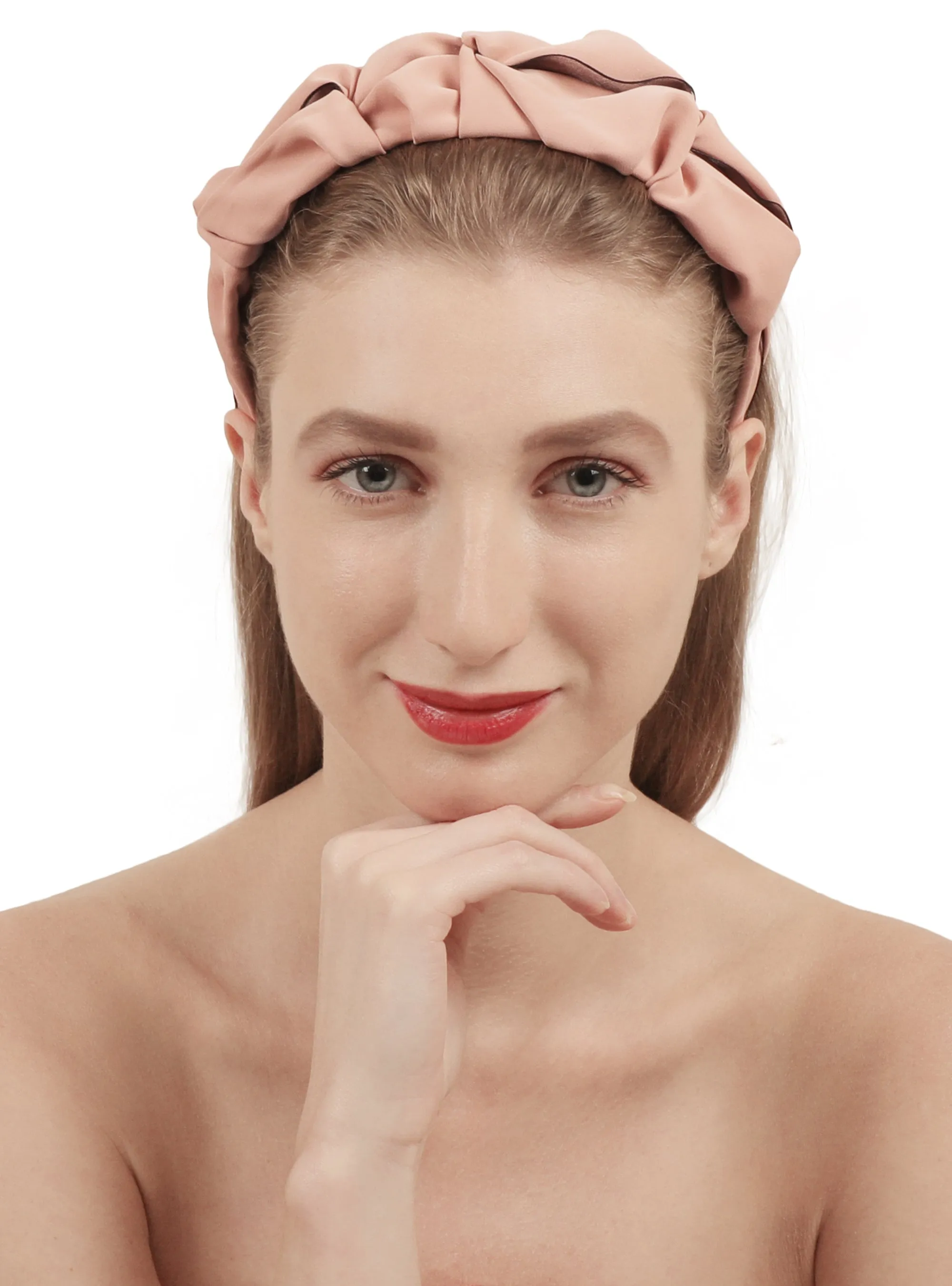 Peach Plastic Head Turner Hairband